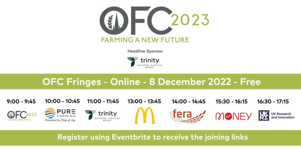OFC Fringe Programme Revealed Oxford Farming Conference